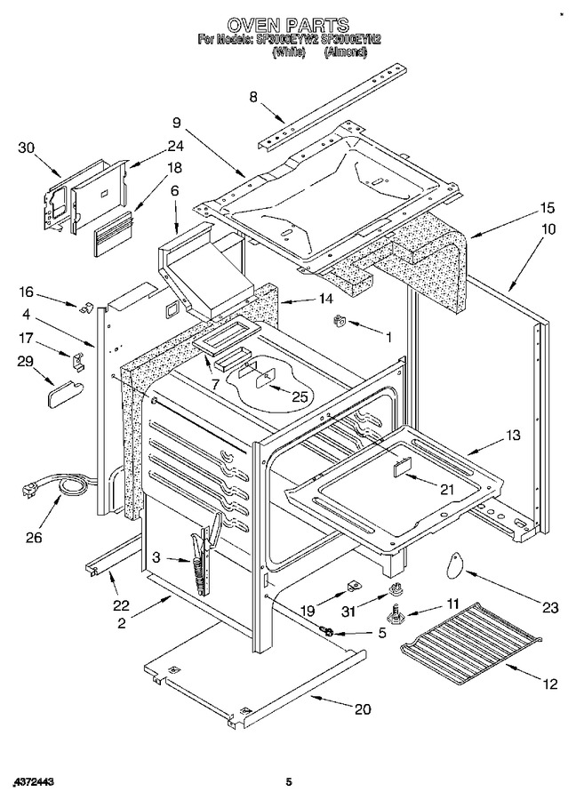 Diagram for SF3000EYW2