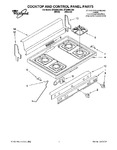 Diagram for 01 - Cooktop And Control Panel, Literature