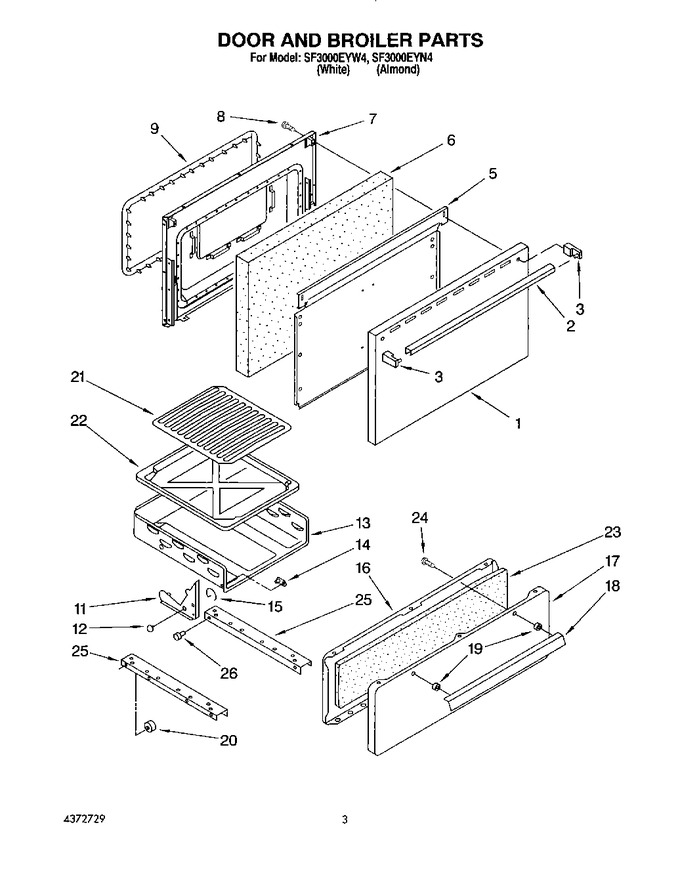 Diagram for SF3000EYN4