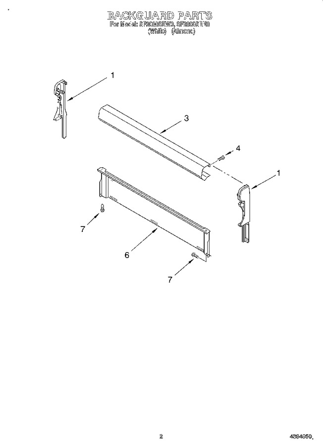 Diagram for SF3000SEW0