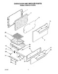 Diagram for 04 - Oven Door And Broiler