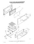 Diagram for 05 - Oven Door And Broiler