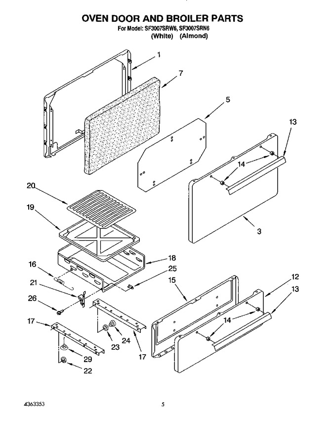 Diagram for SF3007SRW6