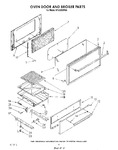 Diagram for 04 - Oven Door And Broiler