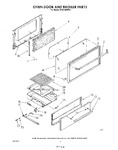 Diagram for 05 - Oven Door And Broiler