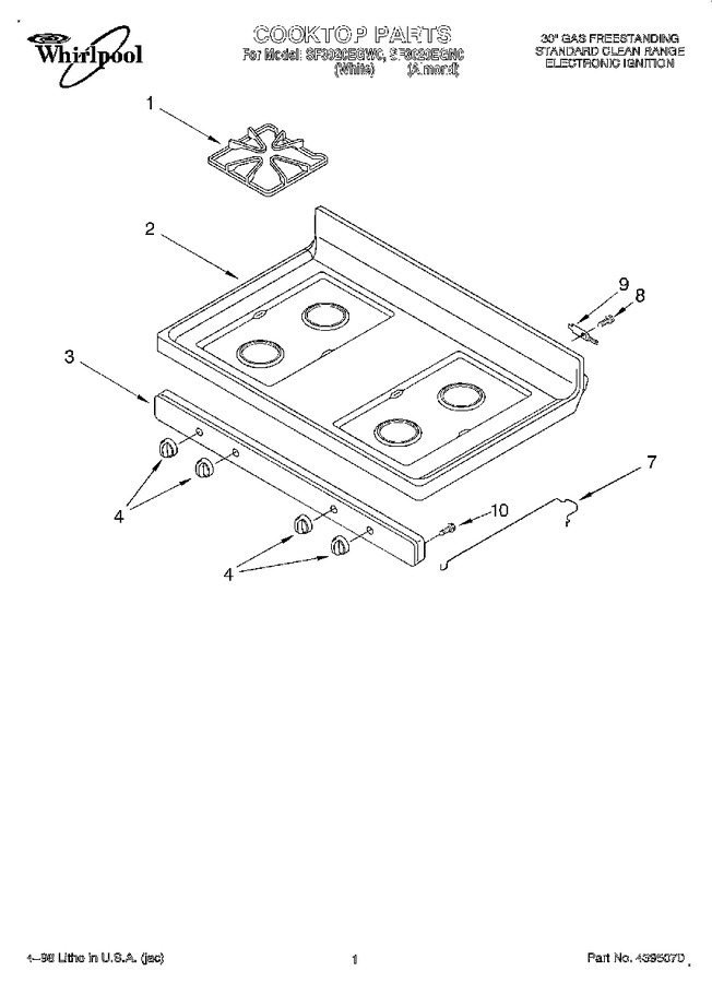 Diagram for SF3020EGW0