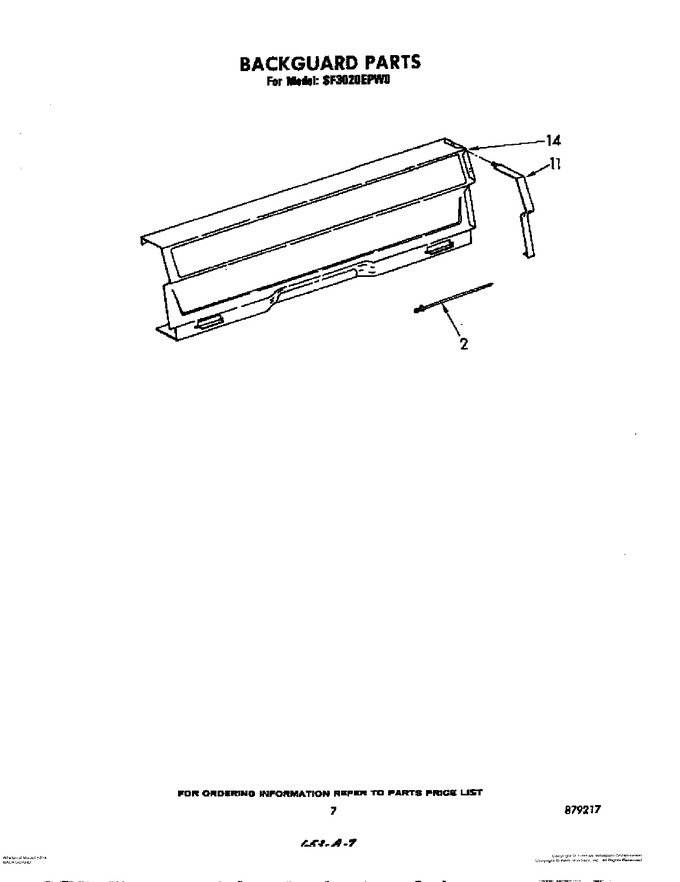 Diagram for SF3020EPW0