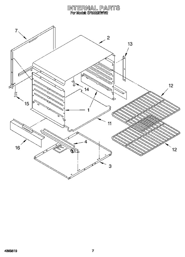 Diagram for SF3020EWW2