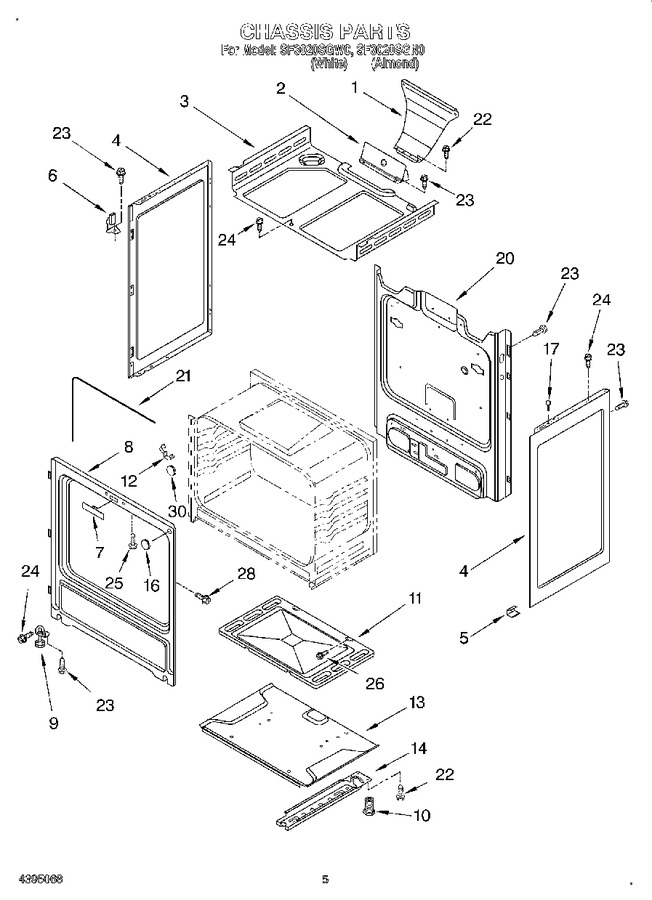 Diagram for SF3020SGW0