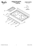 Diagram for 01 - Cooktop Parts