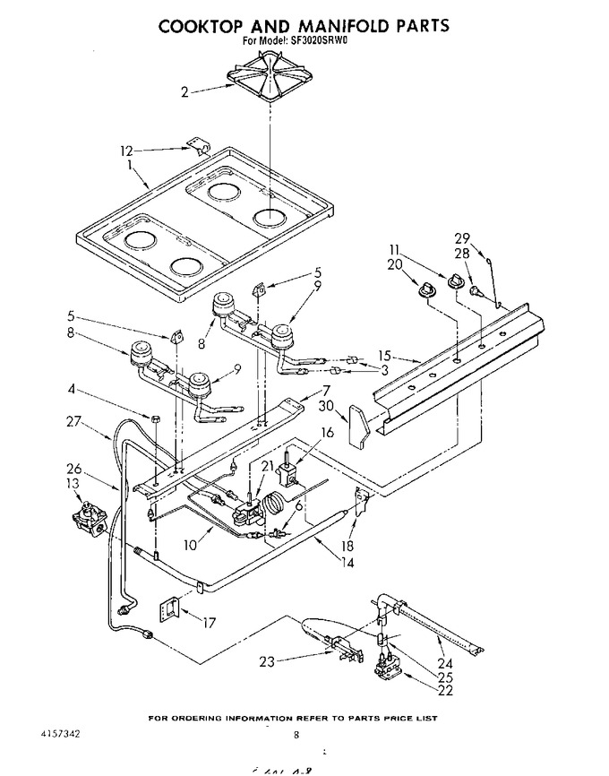 Diagram for SF3020SRW0