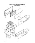 Diagram for 05 - Oven Door And Broiler