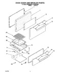 Diagram for 02 - Oven Door And Broiler