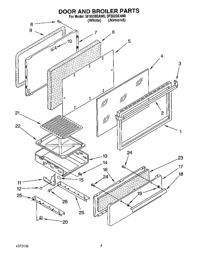 Diagram for SF302BEAN0