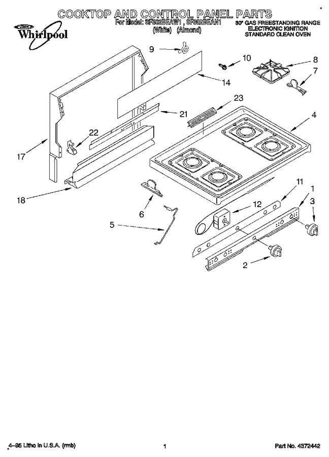 Diagram for SF302BEAW1