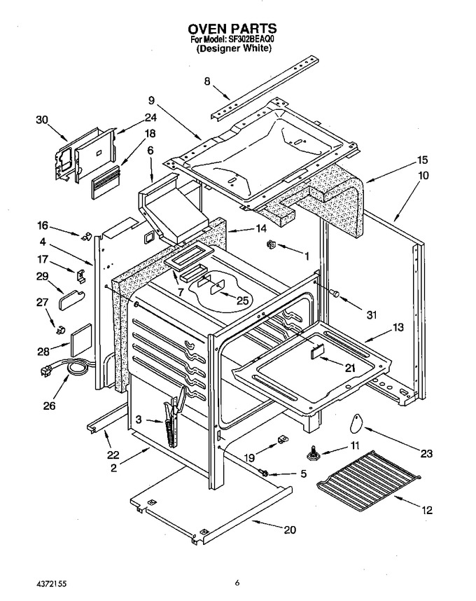 Diagram for SF302BEAQ0