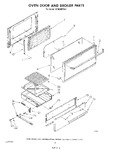 Diagram for 05 - Oven Door And Broiler