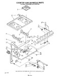 Diagram for 06 - Cooktop And Manifold , Literature And Optional