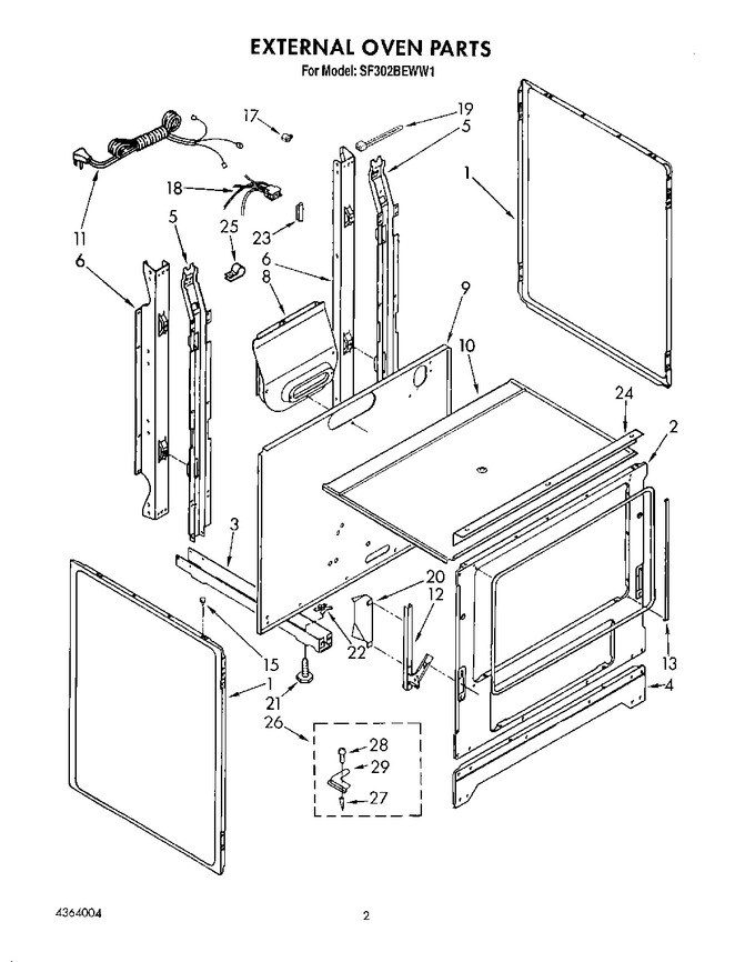 Diagram for SF302BEWW1