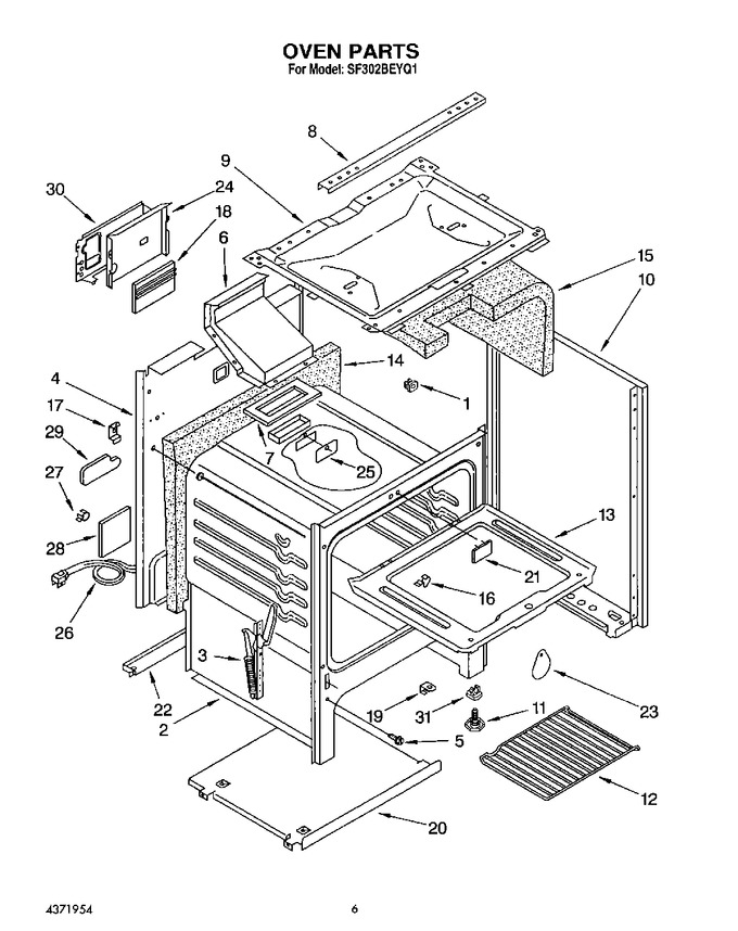 Diagram for SF302BEYQ1