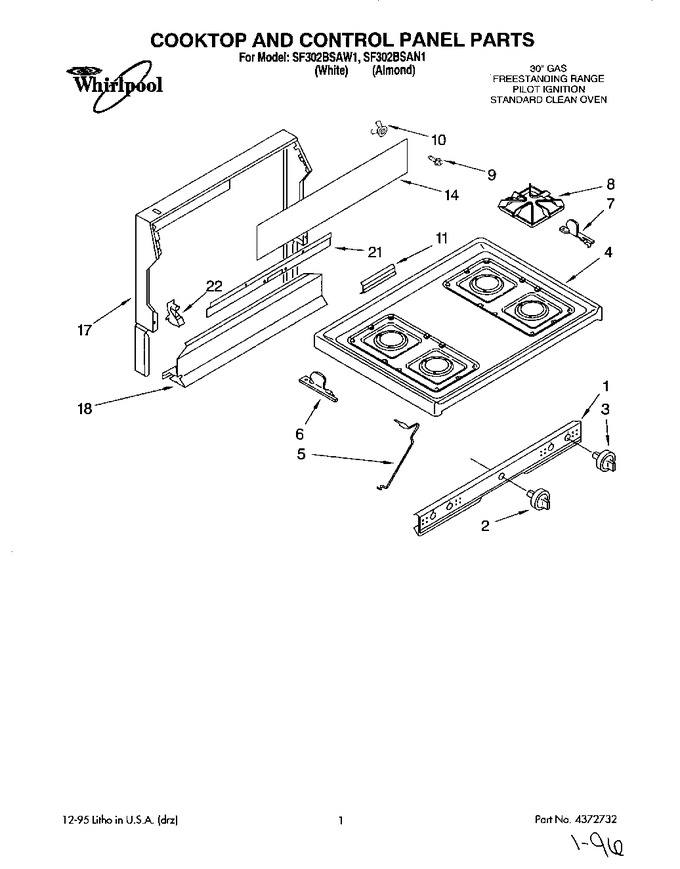 Diagram for SF302BSAN1