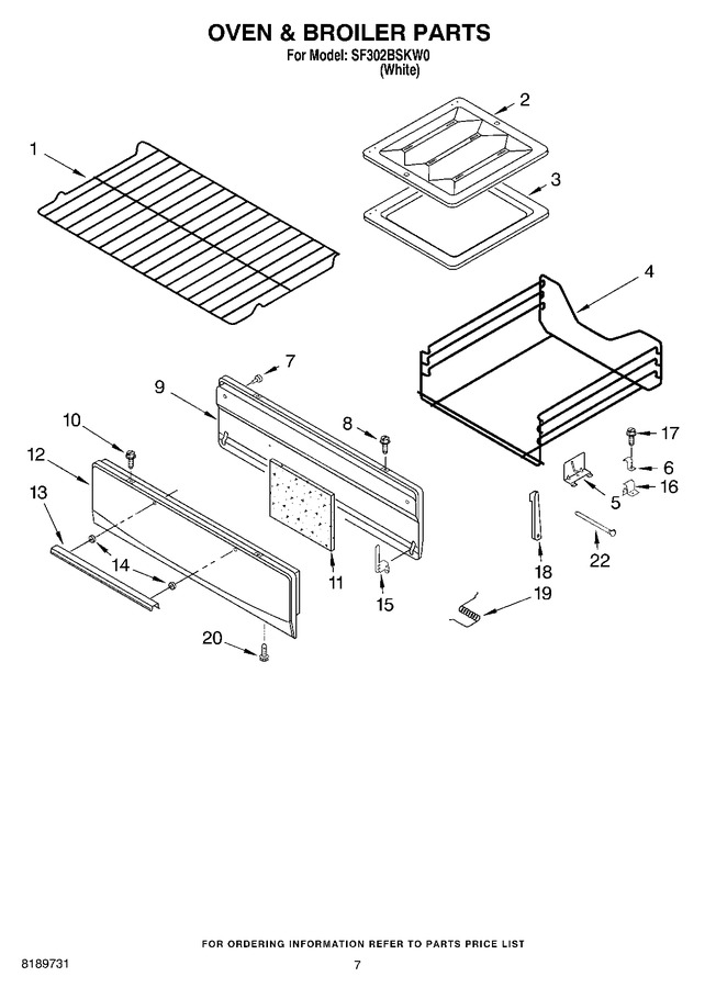 Diagram for SF302BSKW0