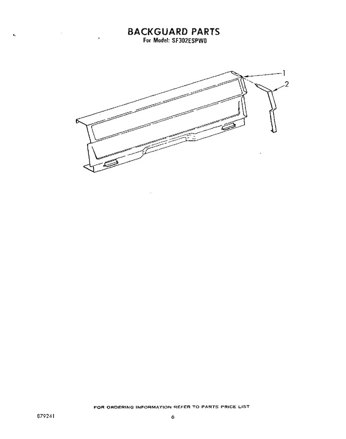 Diagram for SF302ESPW0