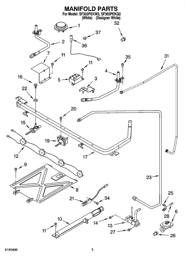 Diagram for SF303PEKW2