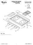 Diagram for 01 - Cooktop Parts