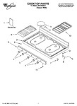 Diagram for 01 - Cooktop Parts