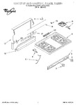 Diagram for 01 - Cooktop And Control Panel, Lit/optional