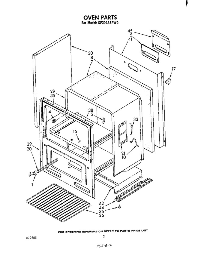 Diagram for SF304BSPW0