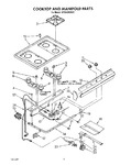 Diagram for 05 - Cooktop And Manifold, Lit/optional