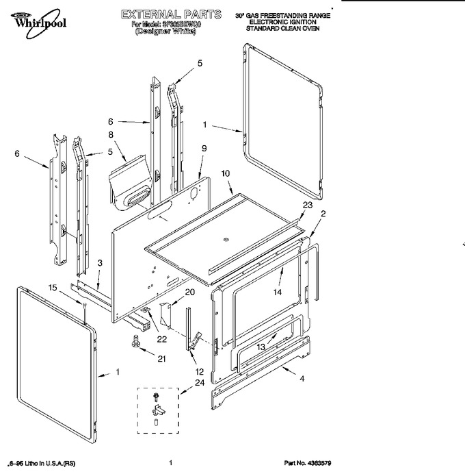 Diagram for SF305BEWQ0