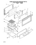 Diagram for 02 - Oven Door And Broiler