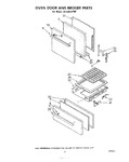 Diagram for 04 - Oven Door And Broiler