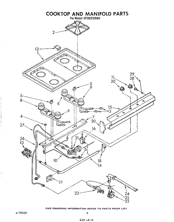 Diagram for SF305ESRW0