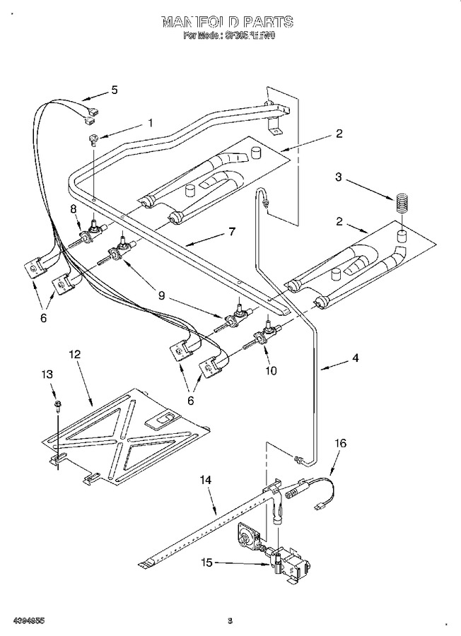 Diagram for SF305PEEW0