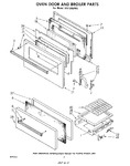 Diagram for 05 - Oven Door And Broiler