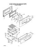 Diagram for 05 - Oven Door And Broiler