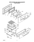 Diagram for 05 - Oven Door And Broiler