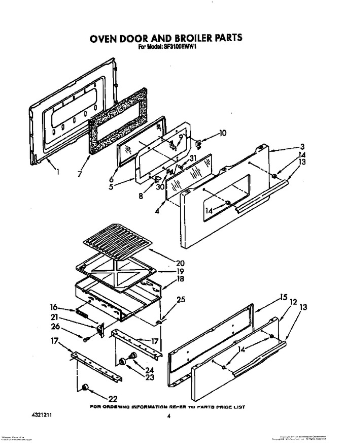 Diagram for SF3100EWW1