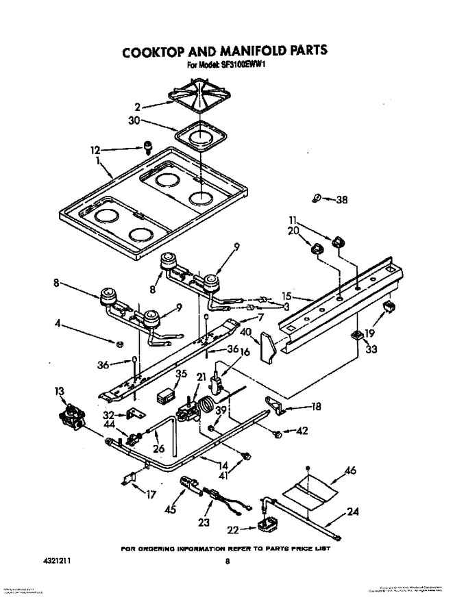 Diagram for SF3100EWW1