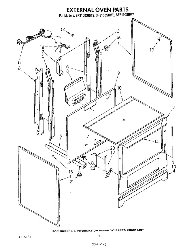 Diagram for SF3100SRW4