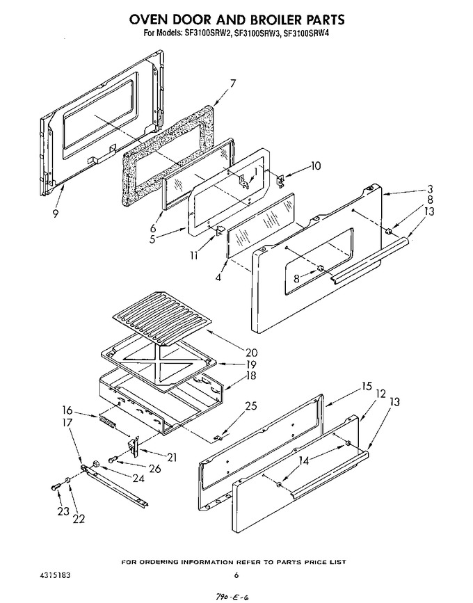 Diagram for SF3100SRW2