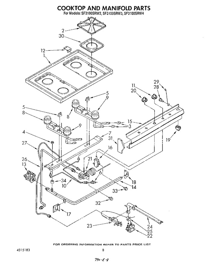 Diagram for SF3100SRW2