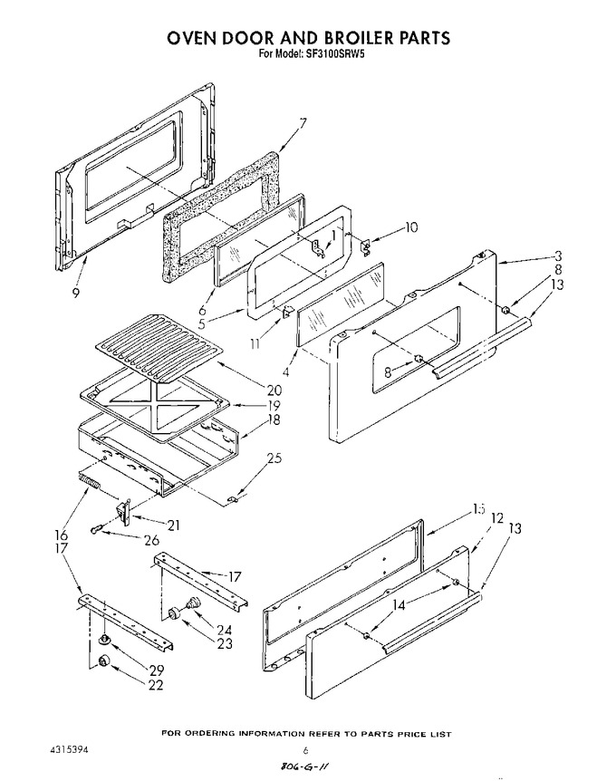 Diagram for SF3100SRW5