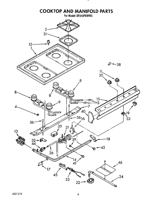 Diagram for SF310PEWW3