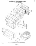 Diagram for 04 - Oven Door And Broiler