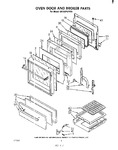 Diagram for 05 - Oven Door And Broiler